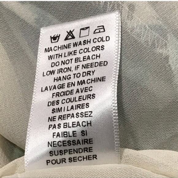 Adelyn Rae Ivory Green Cold Shoulder Printed Dress Women's Size Med New - Picture 8 of 10